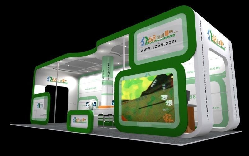 20 Exhibition Booth 3D model 3D model_5