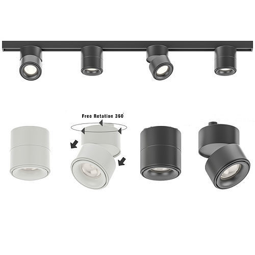 Spot LED light 3D model