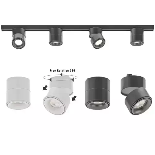 Spot LED light 3D model