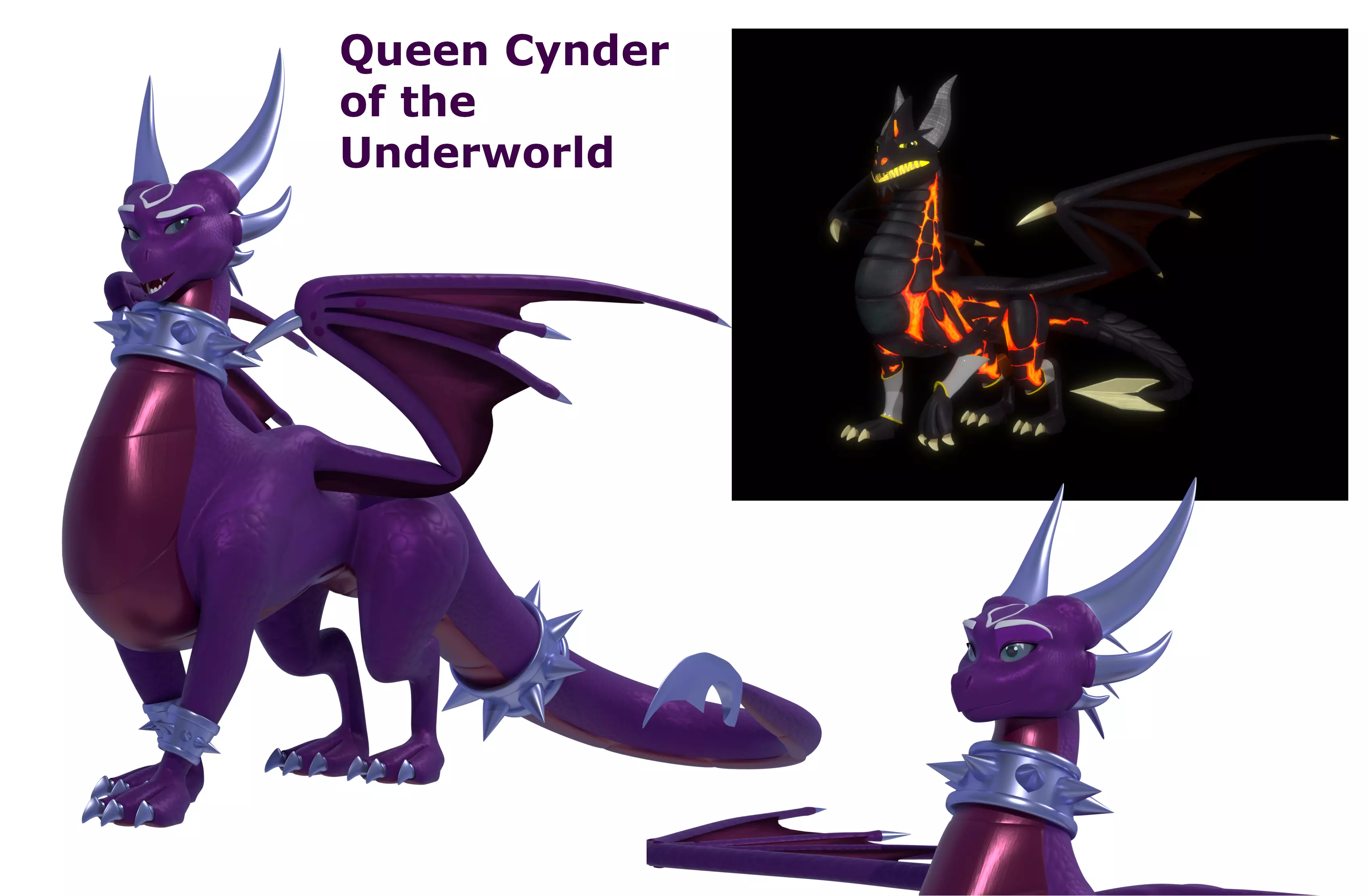 Adult Cynder 3D model