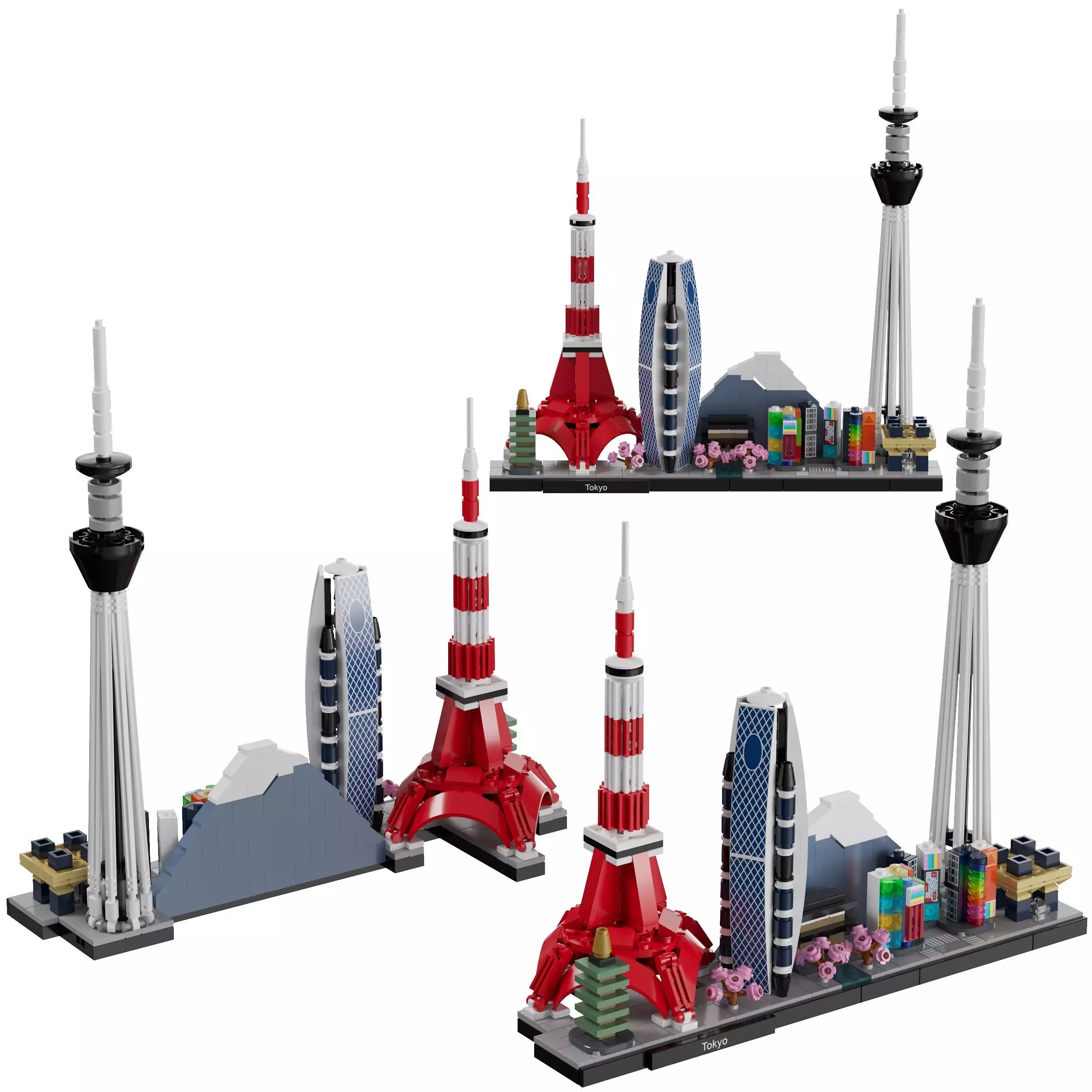 Lego Architecture Skyline - 21051 Tokyo 3D model_0