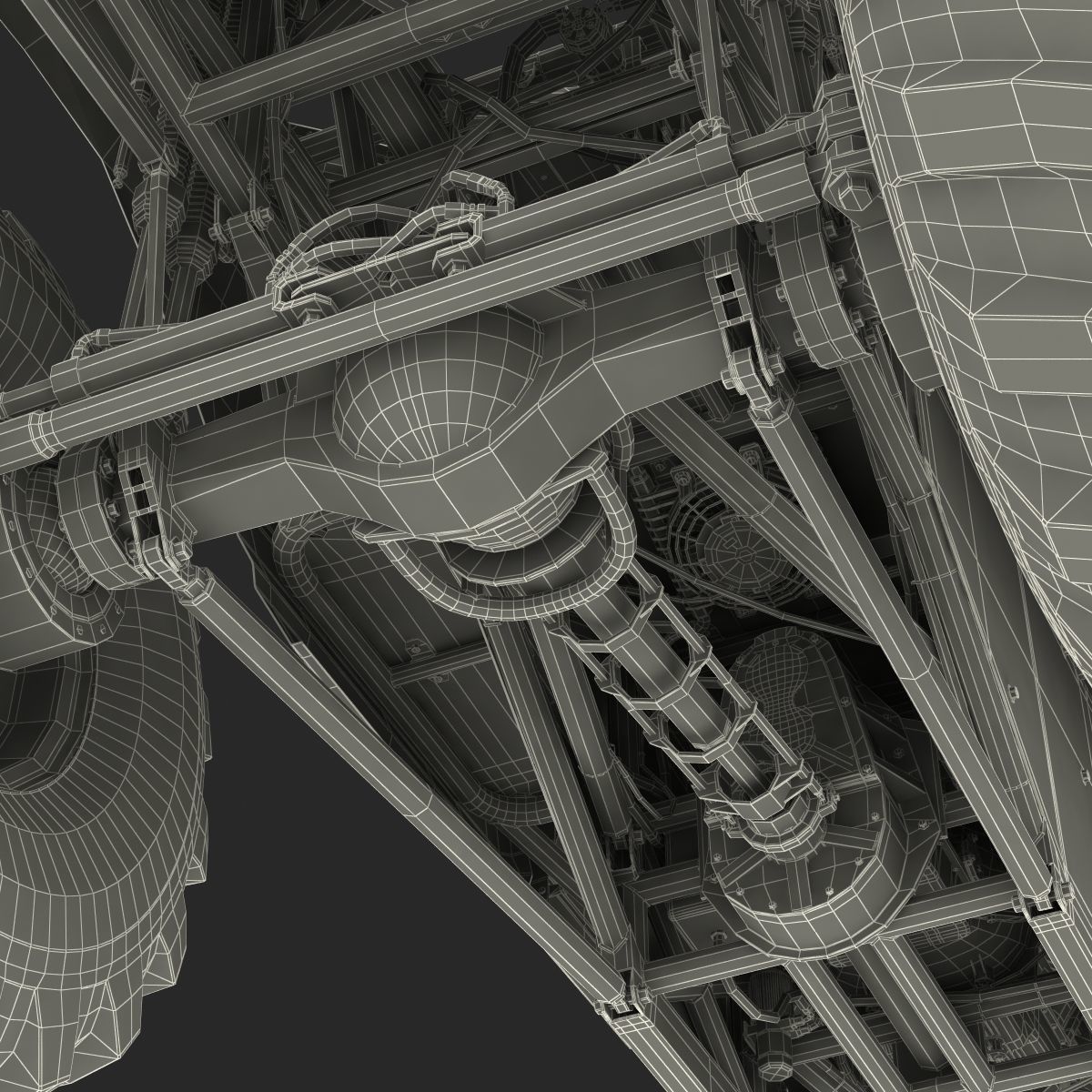 Monster Truck Generic 2 Rigged 3D model_72