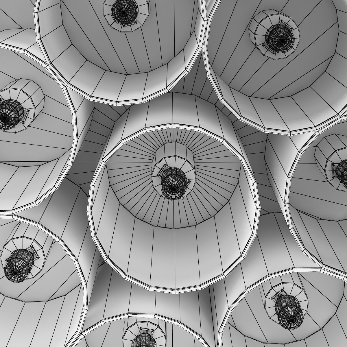 72022x Siena Lightstar Ceiling chandelier 3D model_10