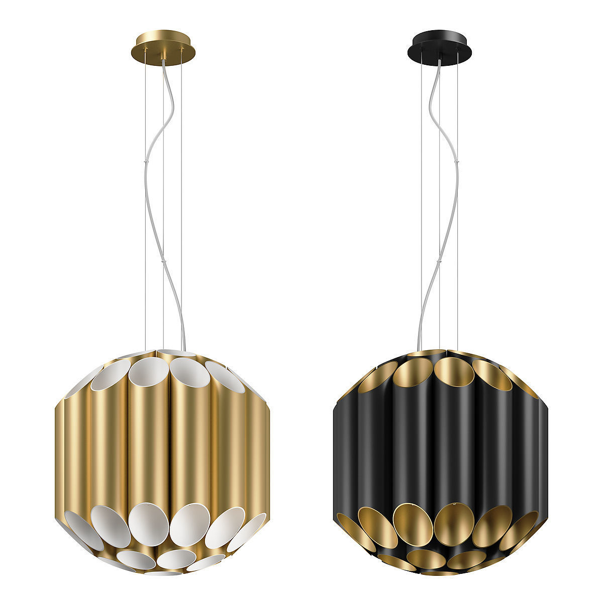 72044x Siena Lightstar Pendant chandelier 3D model_1