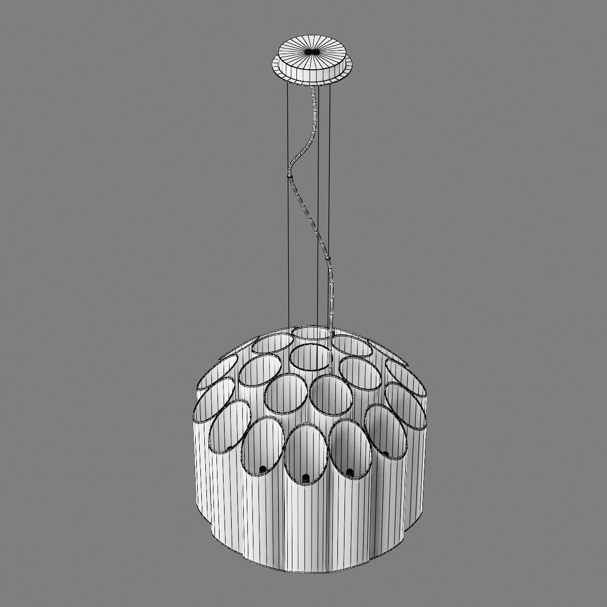 72044x Siena Lightstar Pendant chandelier 3D model_13