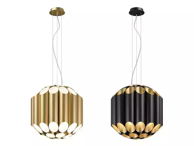72044x Siena Lightstar Pendant chandelier 3D model
