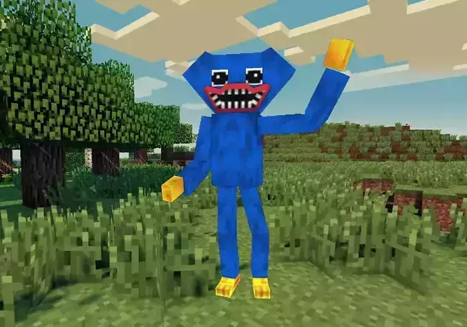 Huggy Wuggy Minecraft - Poppy Playtime Game Ready