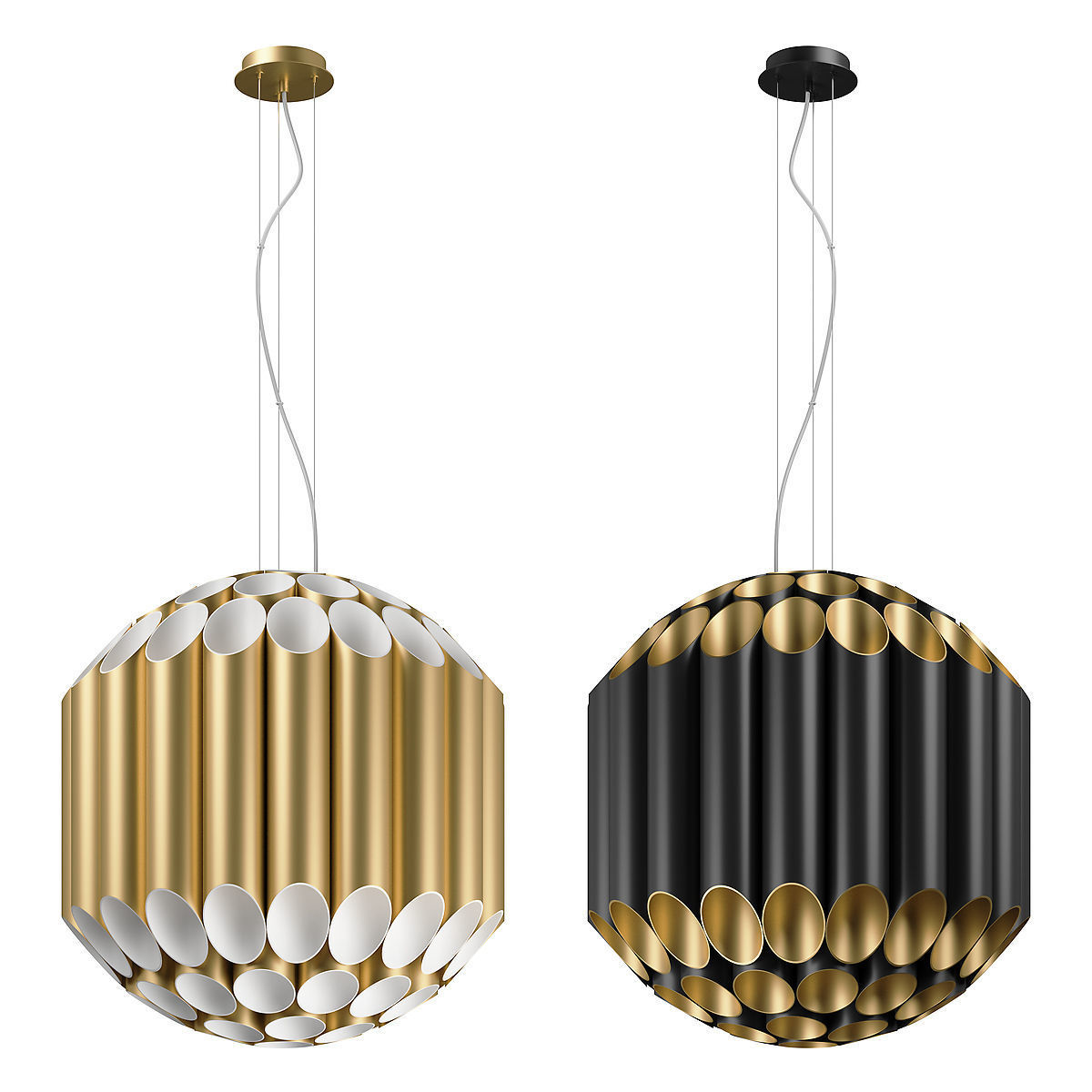 72080x Siena Lightstar Pendant chandelier 3D model_1