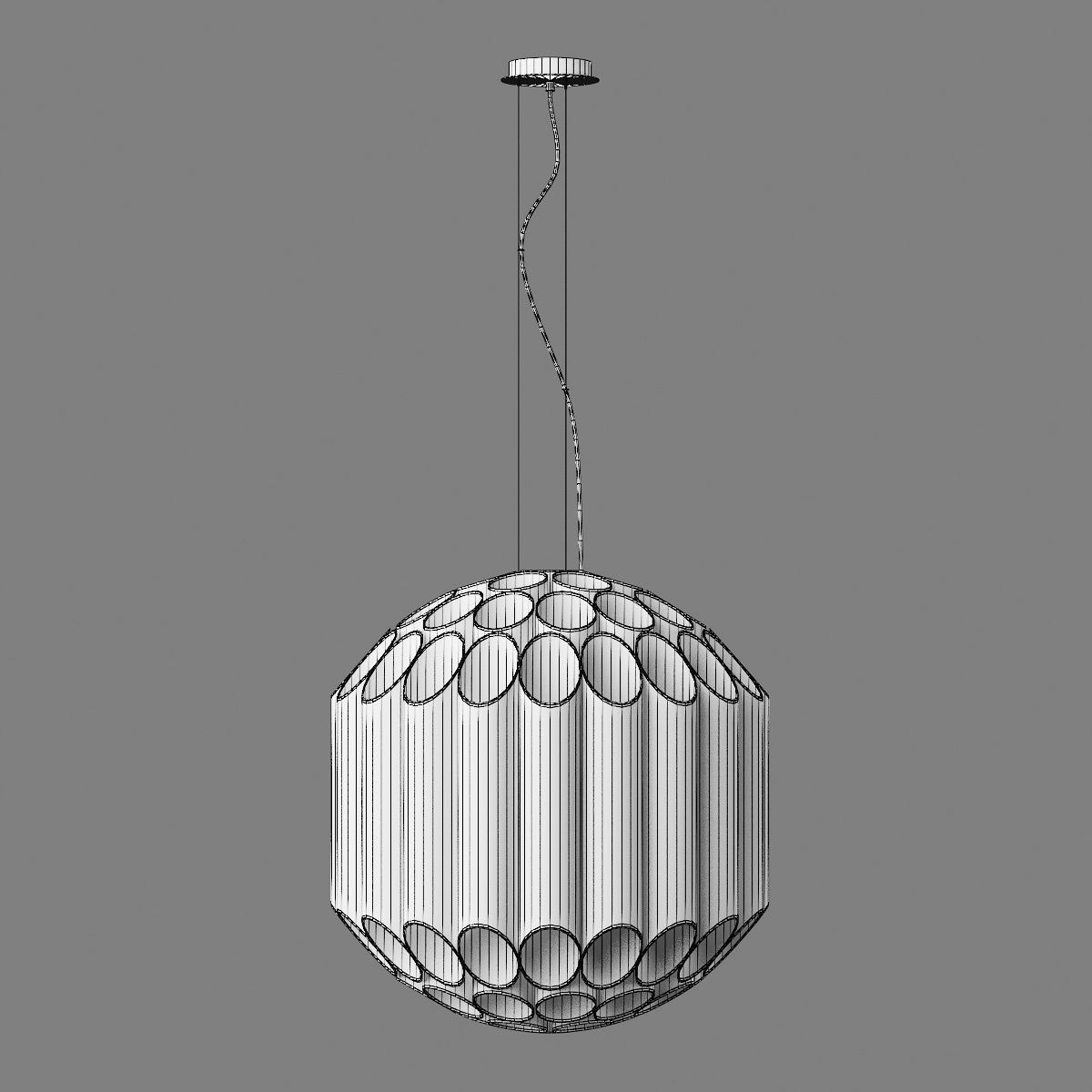 72080x Siena Lightstar Pendant chandelier 3D model_12