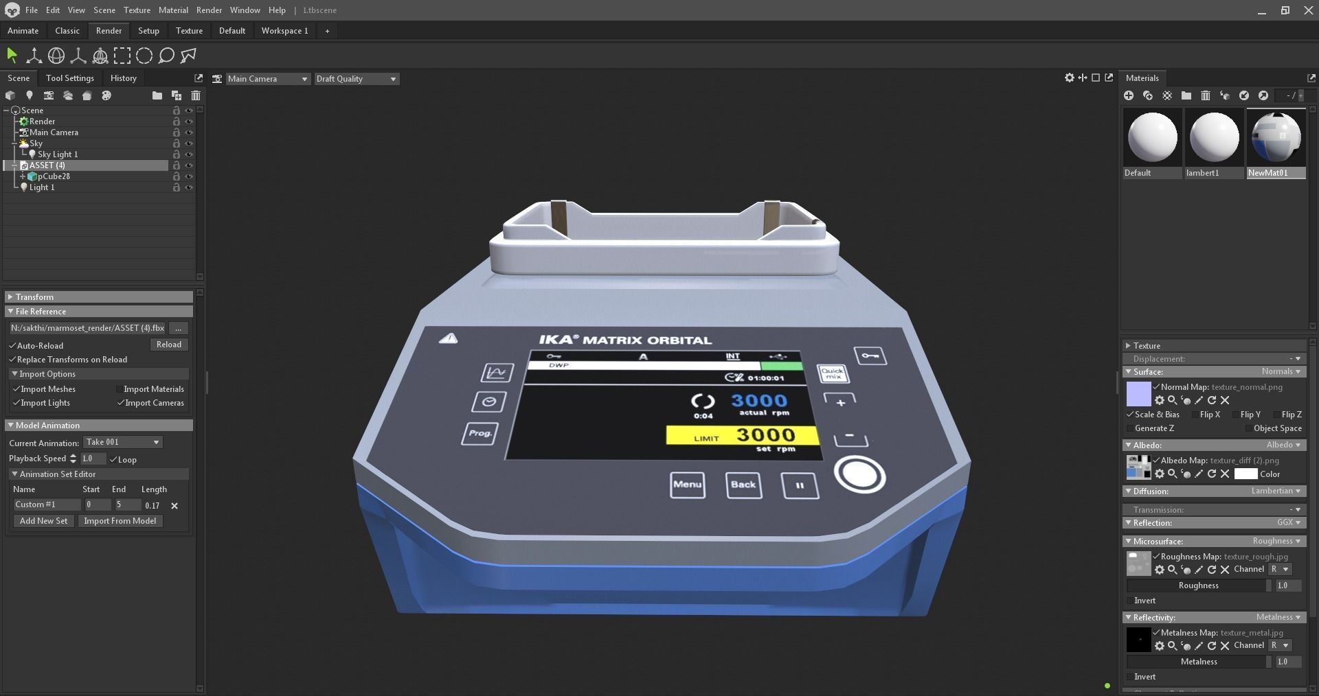 3d model asset computer screen showing box Low-poly 3D model_1