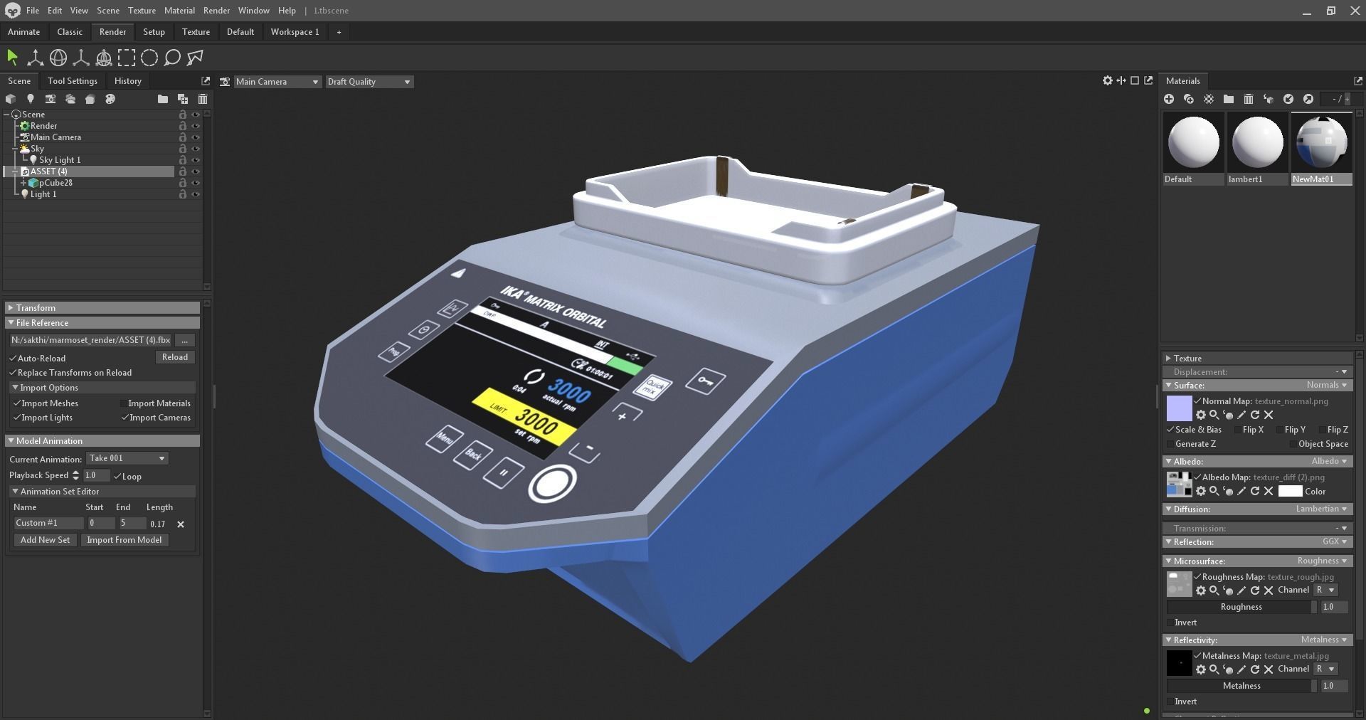 3d model asset computer screen showing box Low-poly 3D model_3