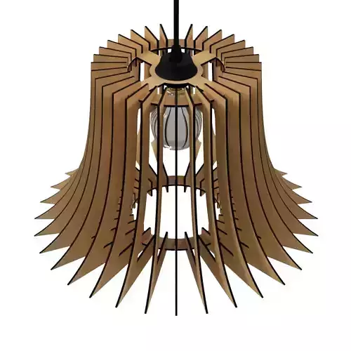 CEILING LIGHT LAMP 3D PRINT AND LASER CUT FILES MODEL 11