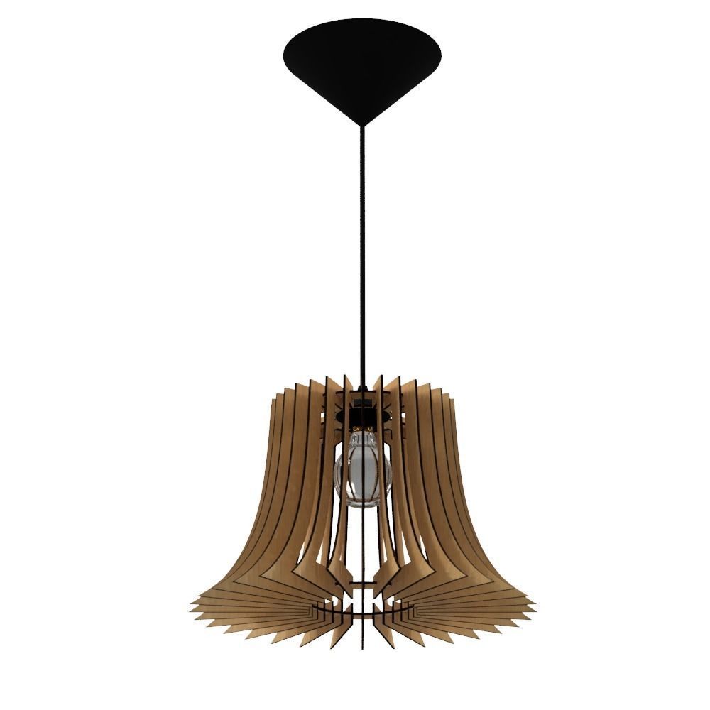 CEILING LIGHT LAMP 3D PRINT AND LASER CUT FILES MODEL 11 3D print model_3