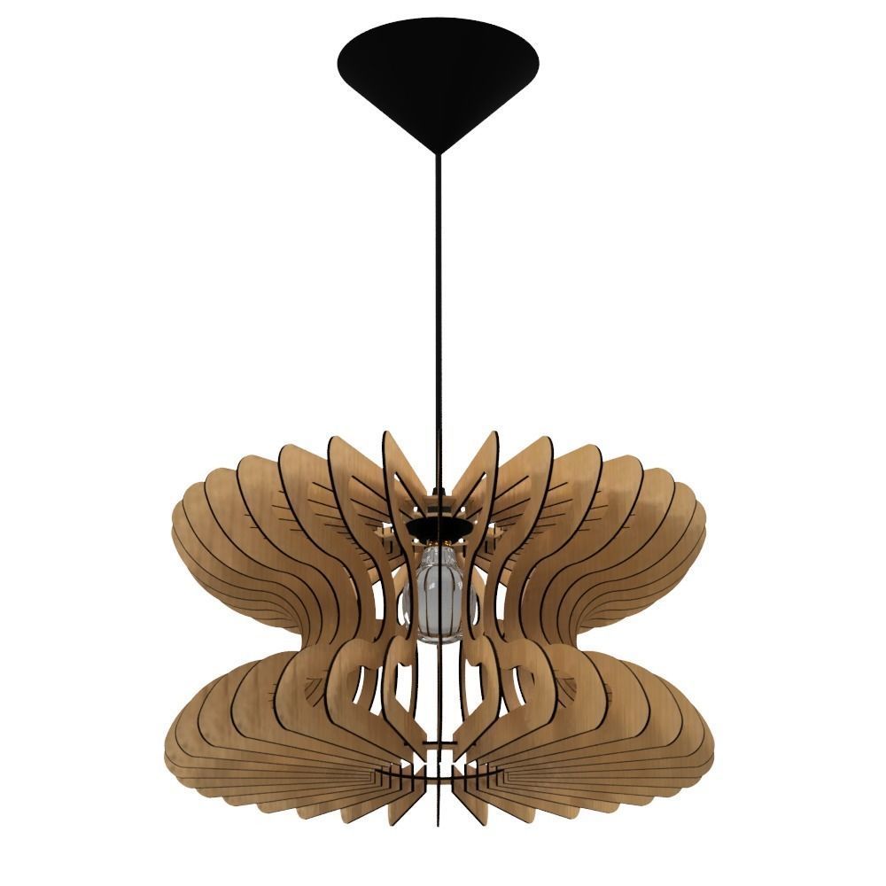CEILING LIGHT LAMP 3D PRINT AND LASER CUT FILES MODEL 12 3D print model_3