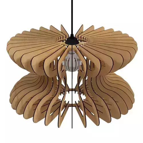 CEILING LIGHT LAMP 3D PRINT AND LASER CUT FILES MODEL 12