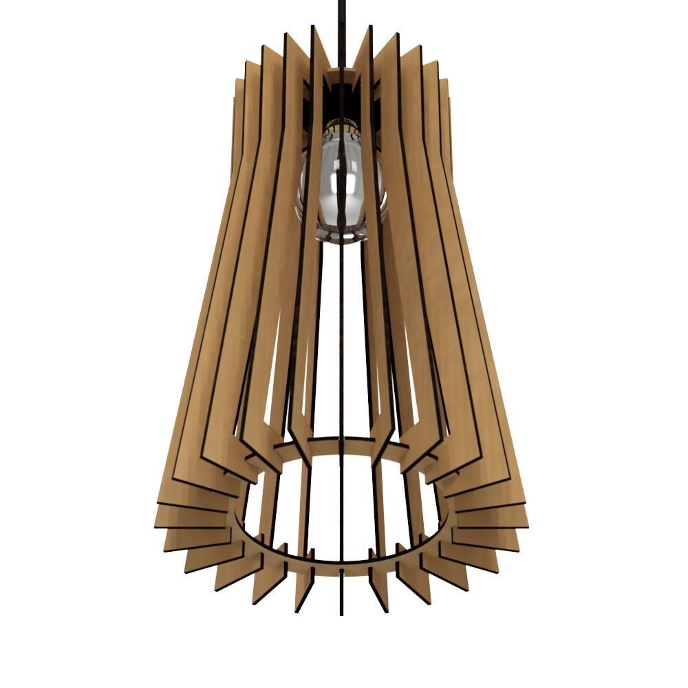 CEILING LIGHT LAMP 3D PRINT AND LASER CUT FILES MODEL 13 3D print model_1