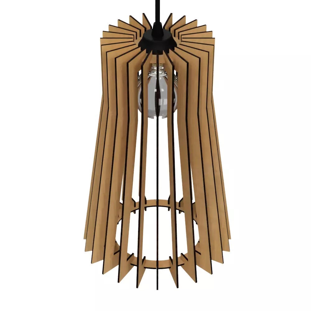 CEILING LIGHT LAMP 3D PRINT AND LASER CUT FILES MODEL 13 3D print model_0