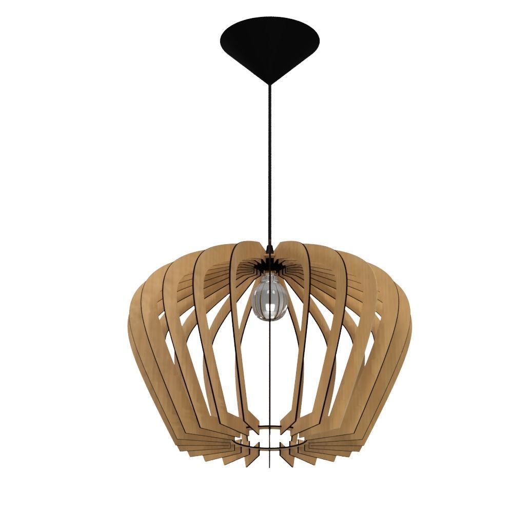 CEILING LIGHT LAMP 3D PRINT AND LASER CUT FILES MODEL 14 3D print model_3
