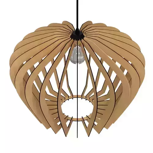 CEILING LIGHT LAMP 3D PRINT AND LASER CUT FILES MODEL 14