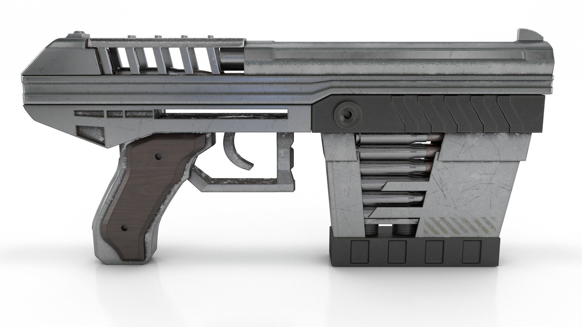 SCI-FI Handgun 3D model_5