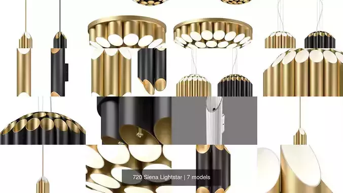 720 Siena Lightstar Collection of Modern Lamps