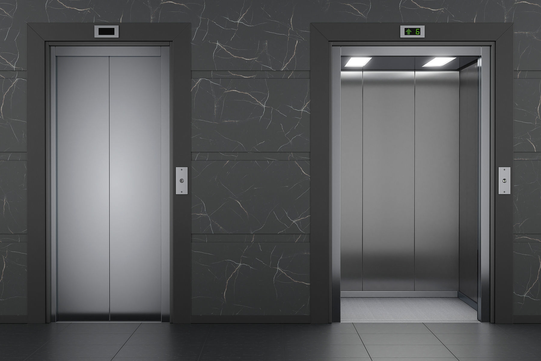 OTIS 2000 R Elevator 3D model_14