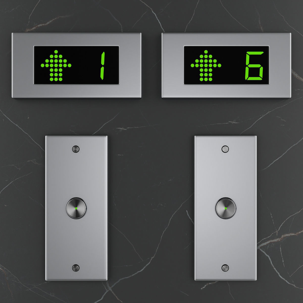 OTIS 2000 R Elevator 3D model_13