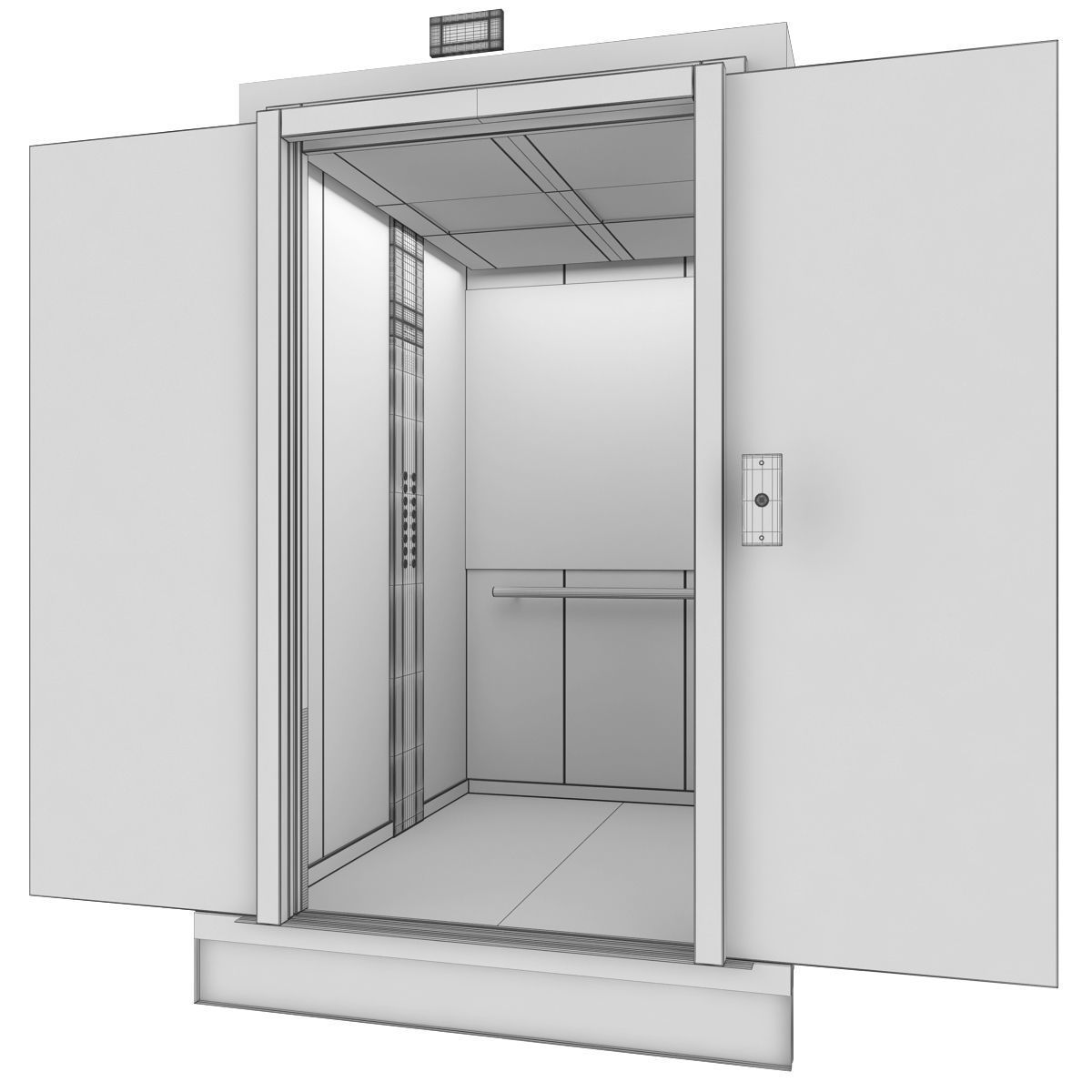 OTIS 2000 R Elevator 3D model_22
