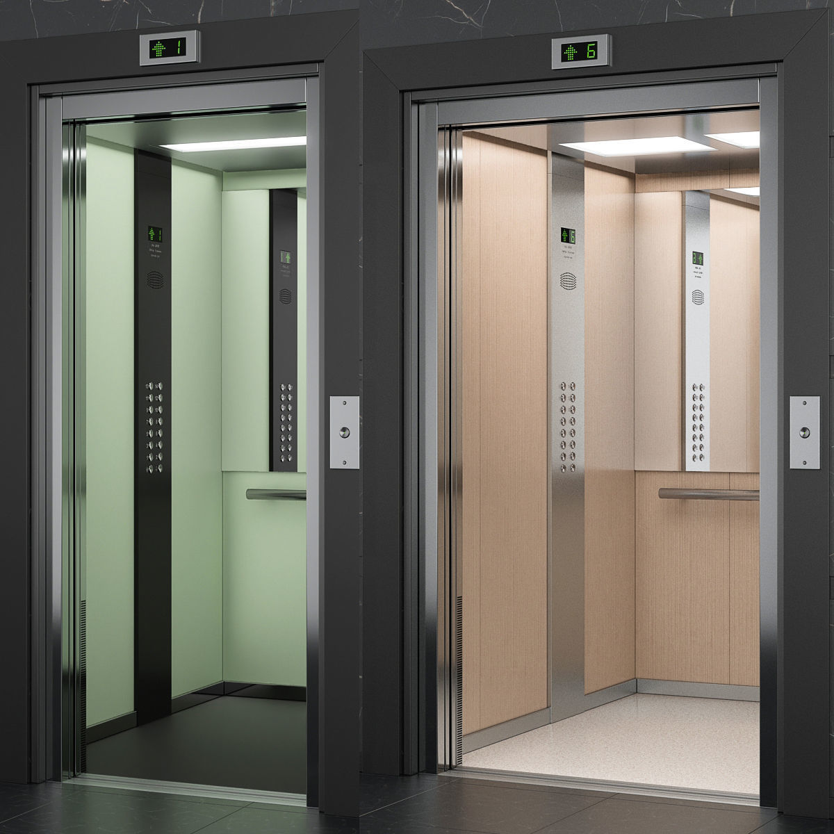 OTIS 2000 R Elevator 3D model_4