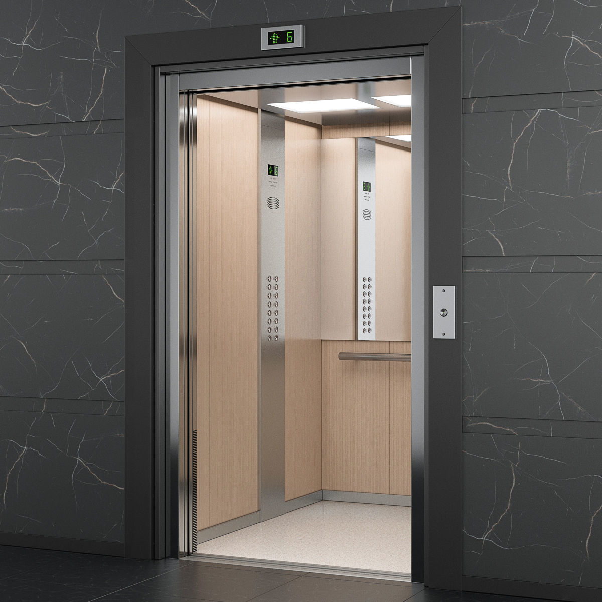 OTIS 2000 R Elevator 3D model_8