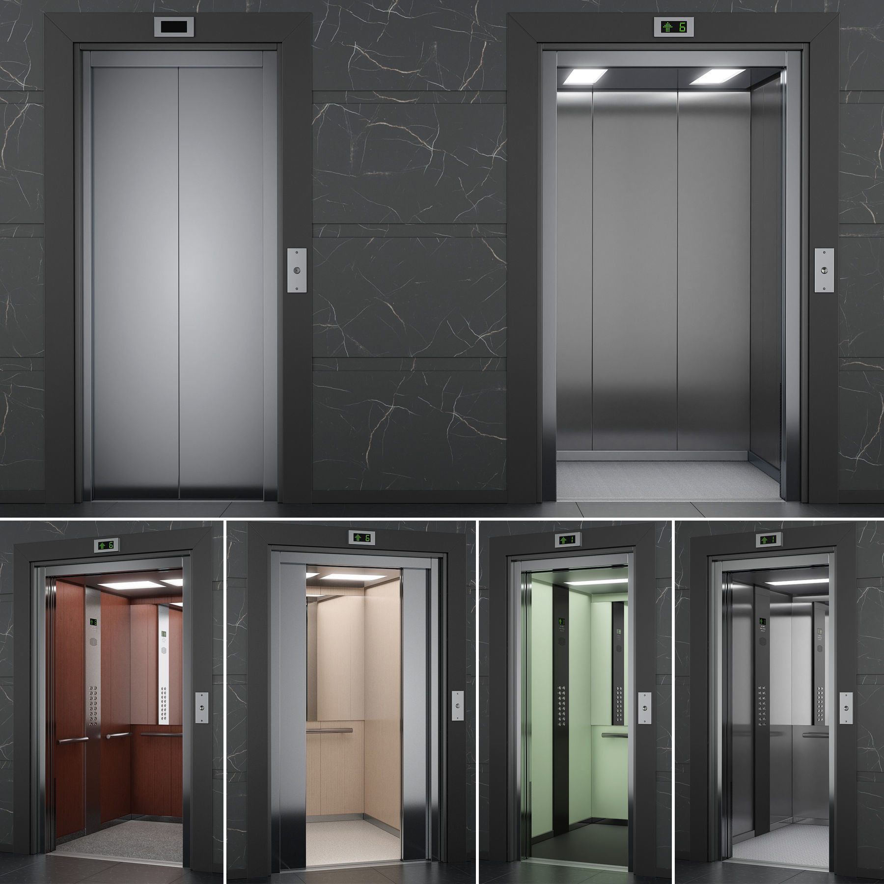 OTIS 2000 R Elevator 3D model_6