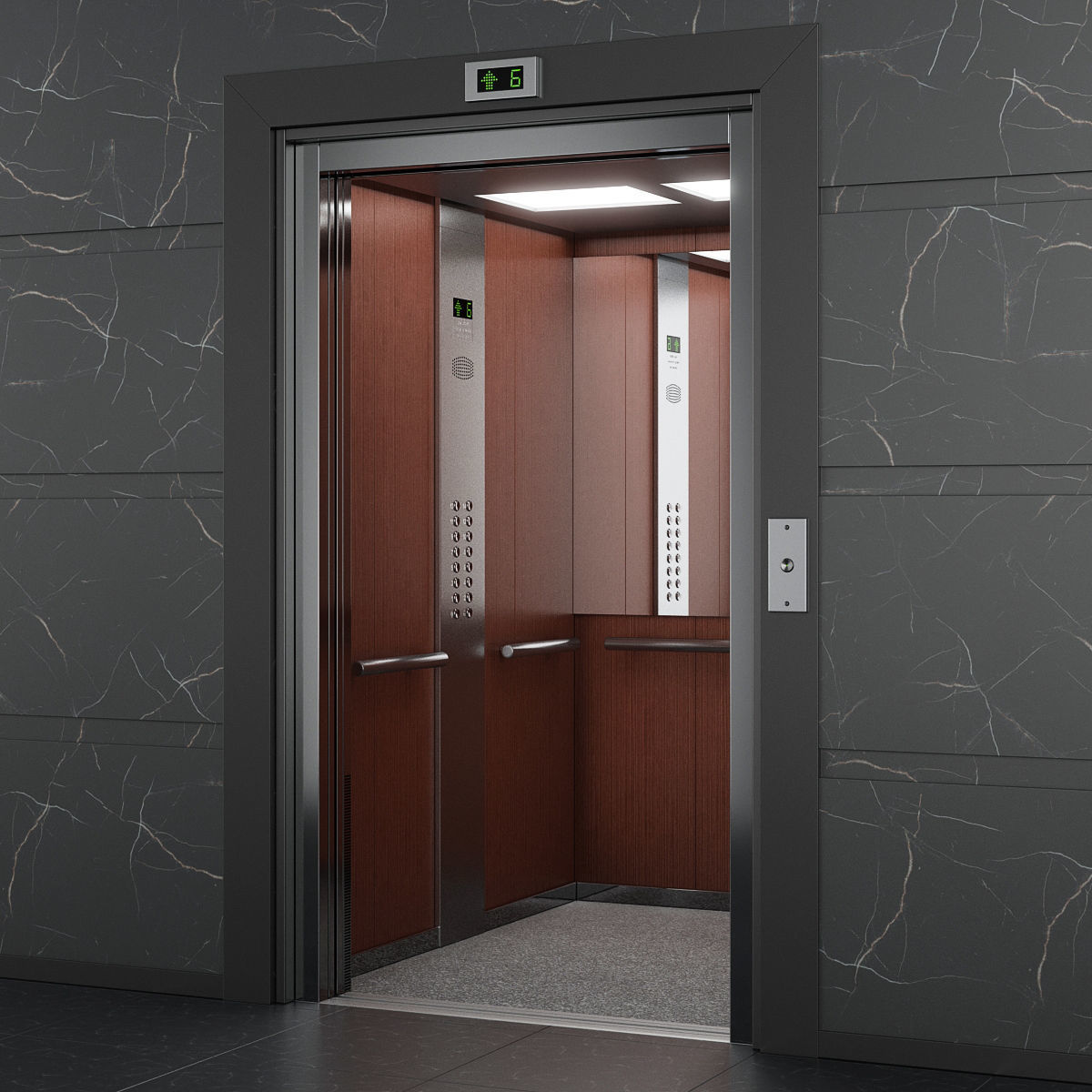 OTIS 2000 R Elevator 3D model_21