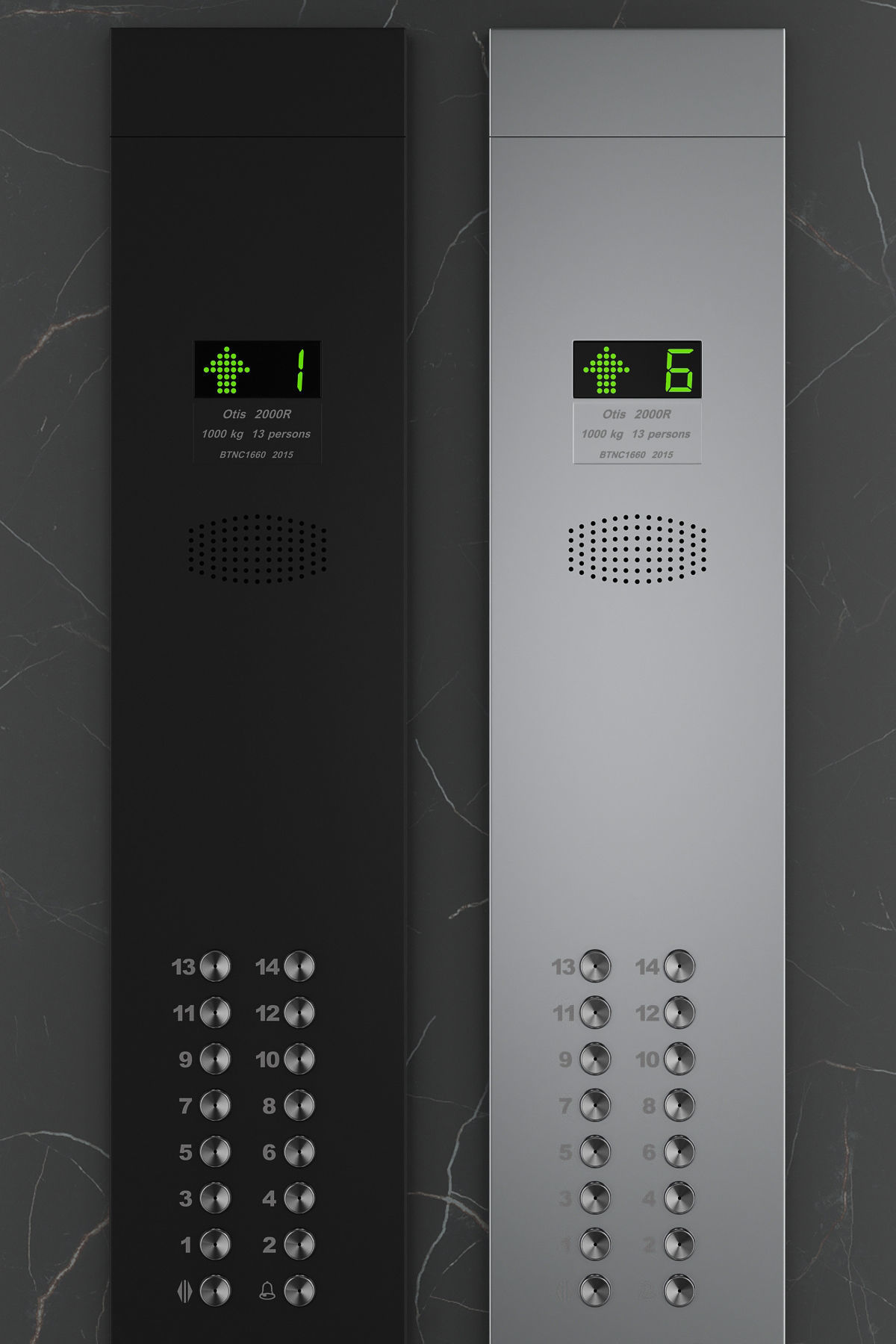OTIS 2000 R Elevator 3D model_12