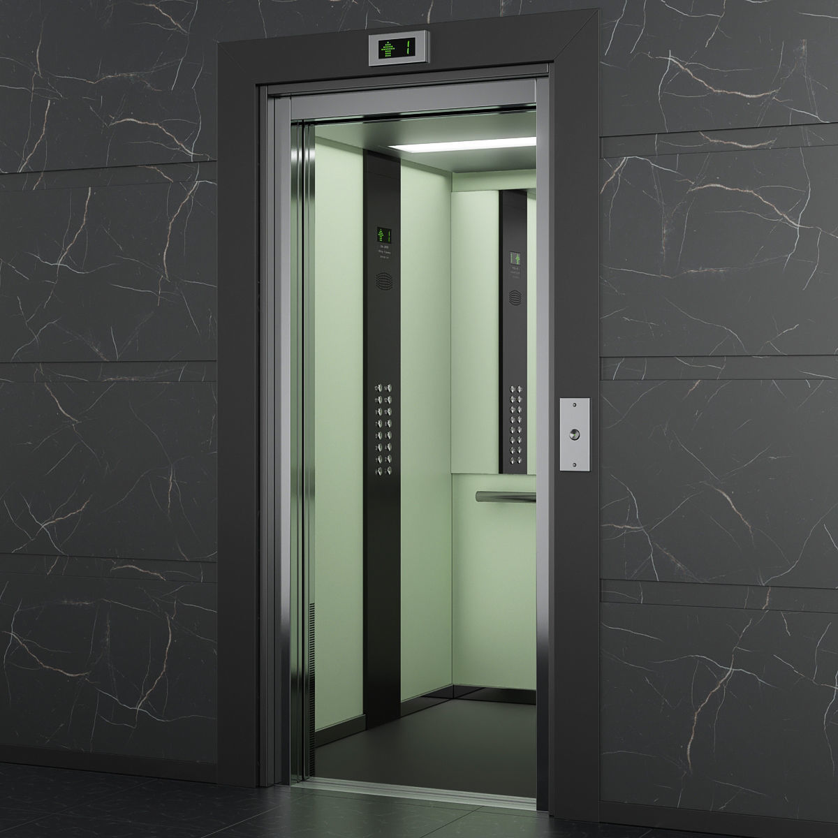 OTIS 2000 R Elevator 3D model_10