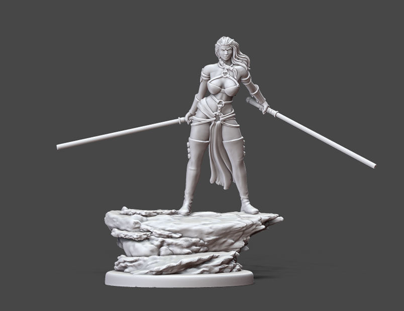 Duellist - 35 mm scale 3D print model_8