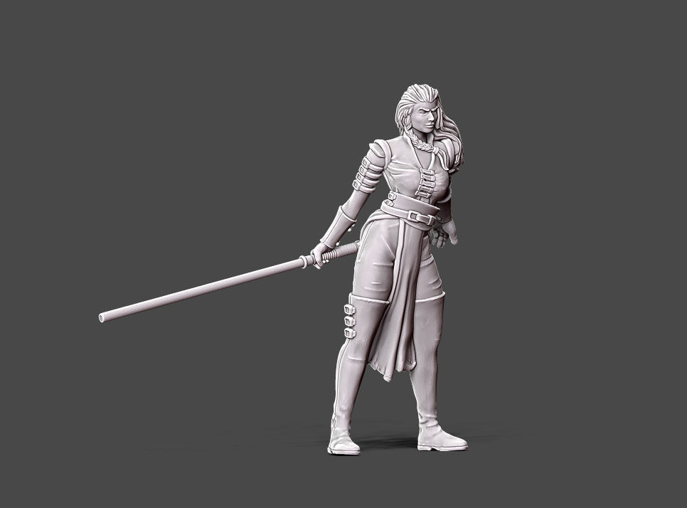 Duellist - 35 mm scale 3D print model_18