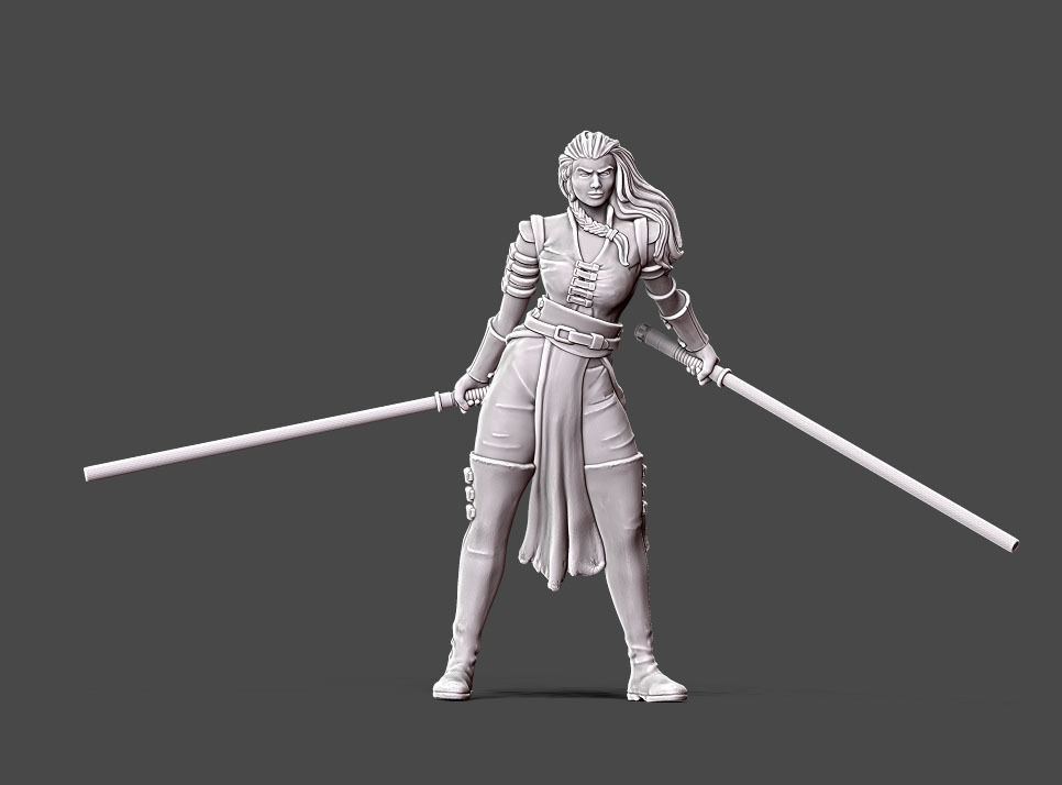 Duellist - 35 mm scale 3D print model_13