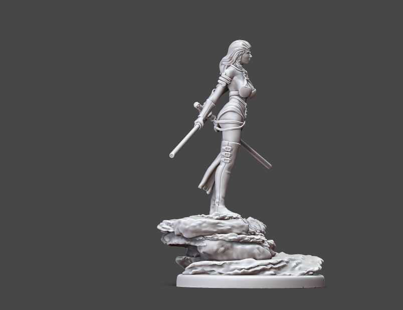 Duellist - 35 mm scale 3D print model_6