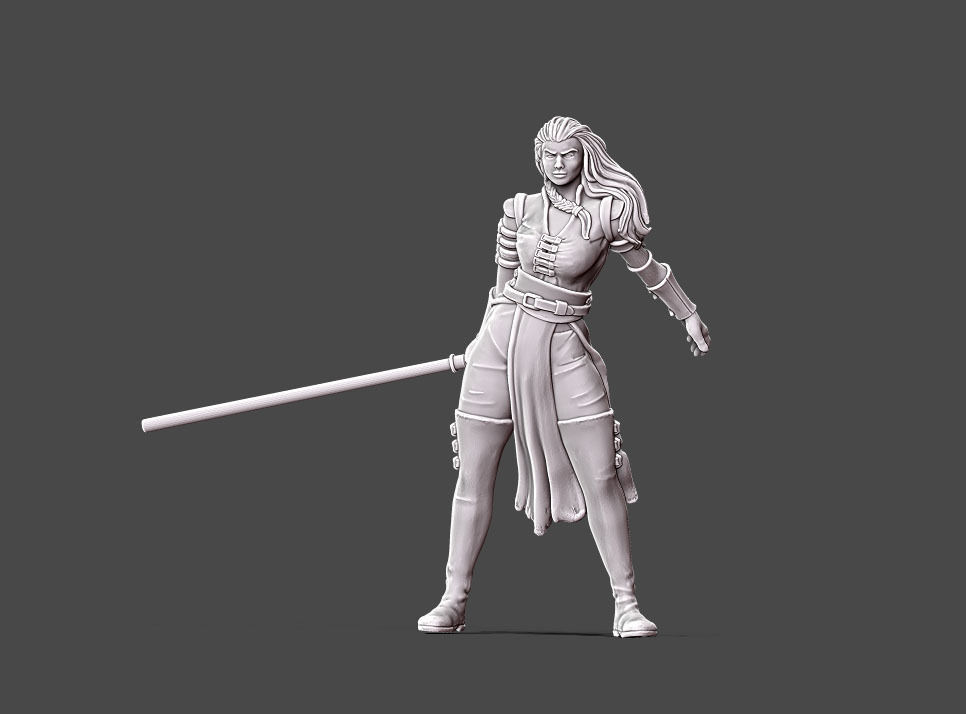 Duellist - 35 mm scale 3D print model_17