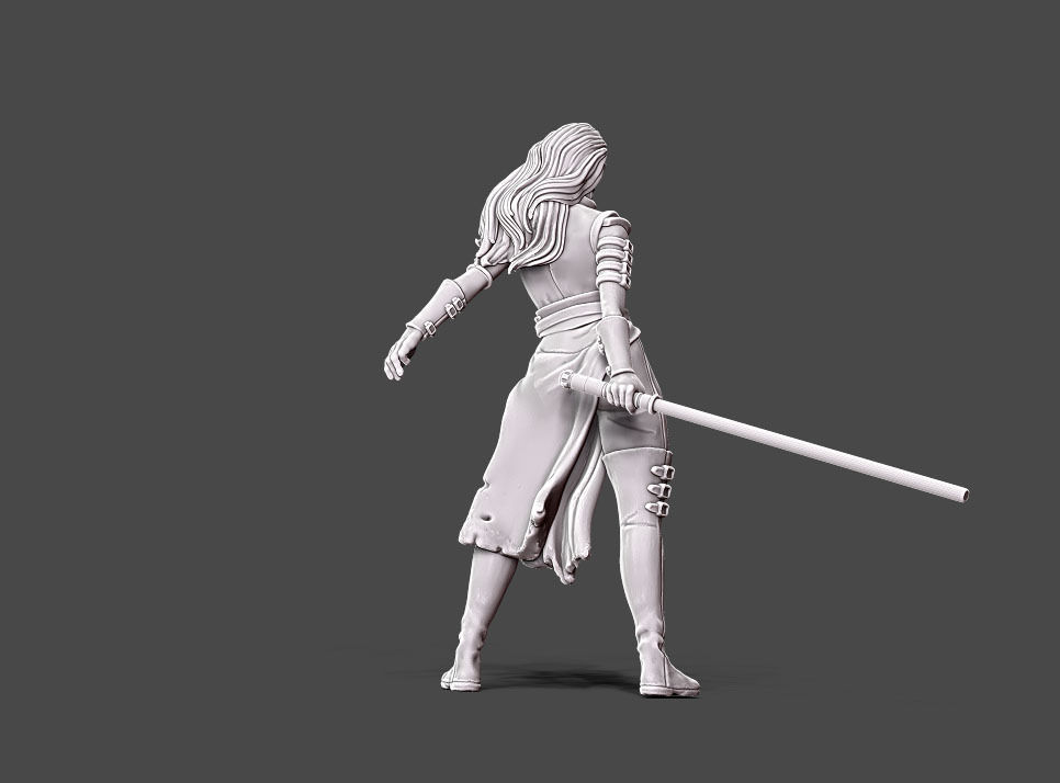 Duellist - 35 mm scale 3D print model_16