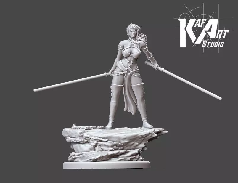 Duellist - 35 mm scale 3D print model_0