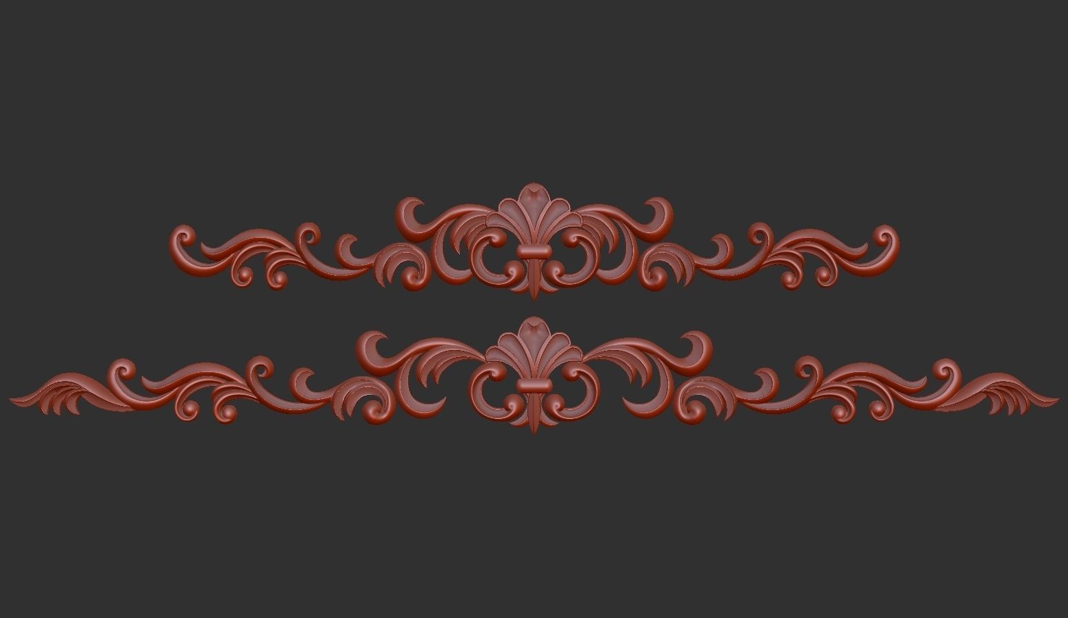 Carved decor onlay 3D print model_5