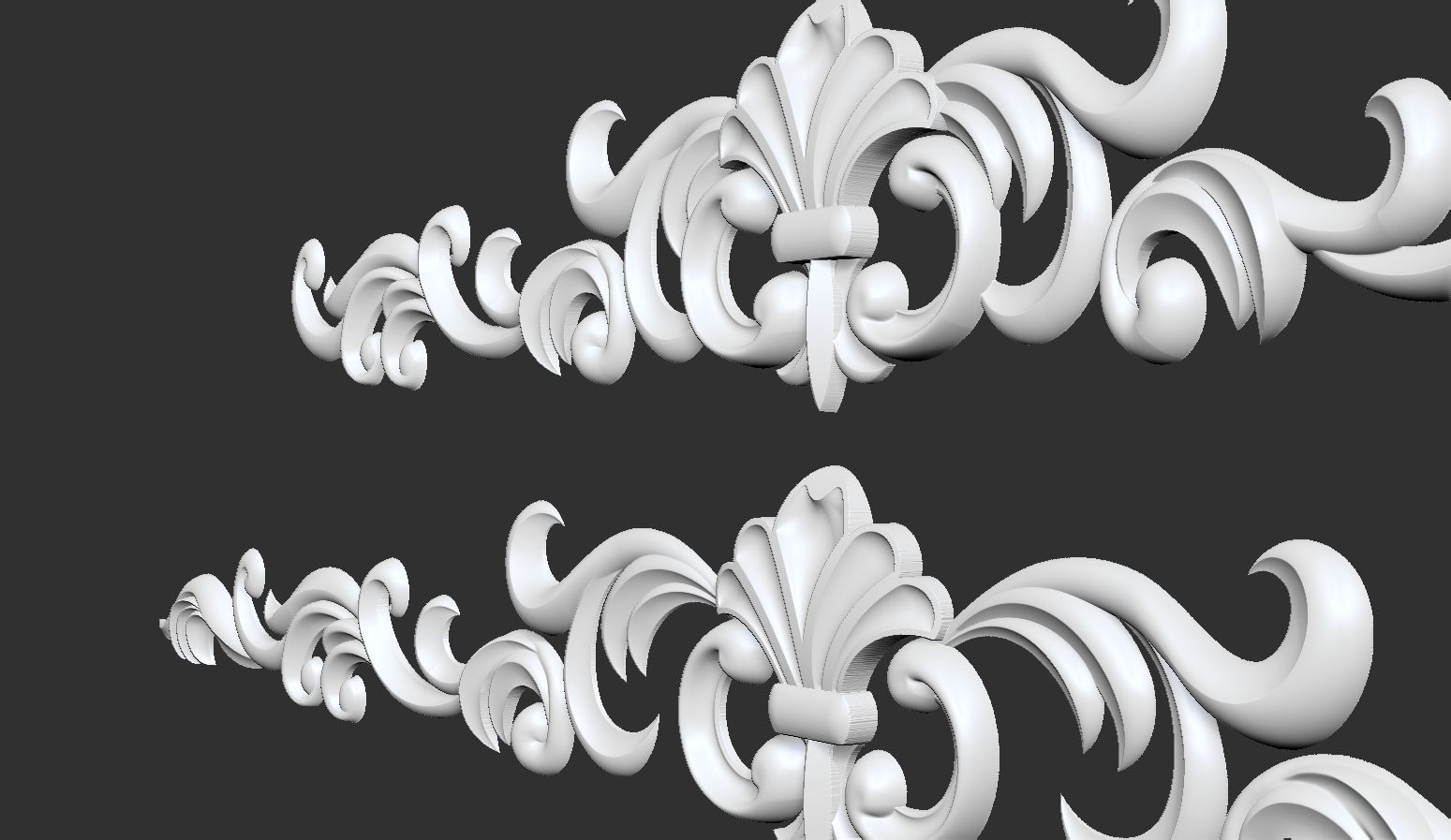 Carved decor onlay 3D print model_7