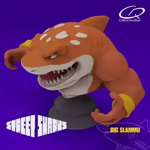 Street Shark - Slammu - Animated Series 3D print model
