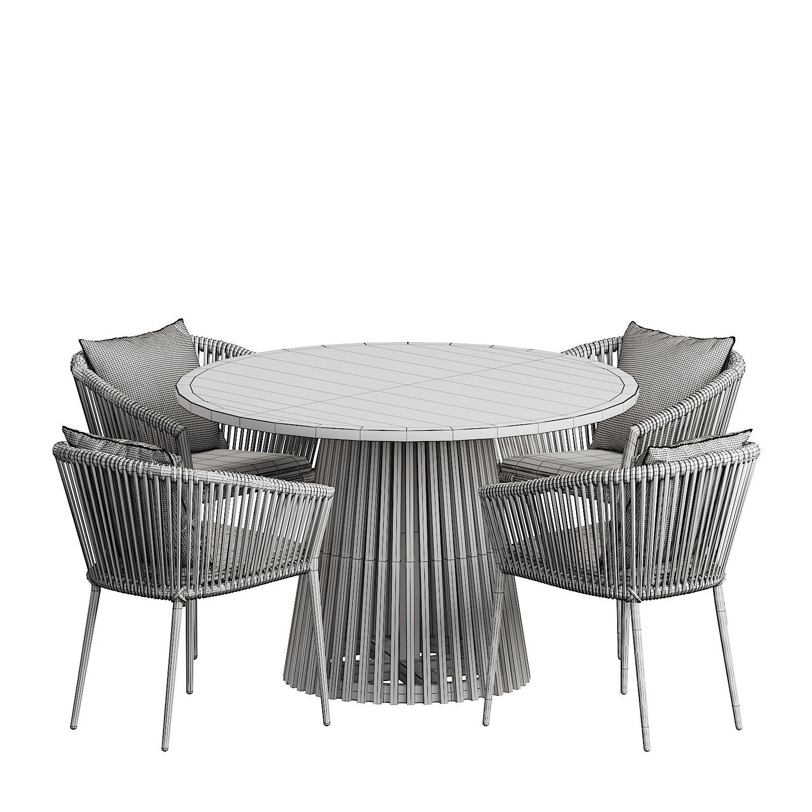 Muse and Forma IRUNE  dining table 3D model_6