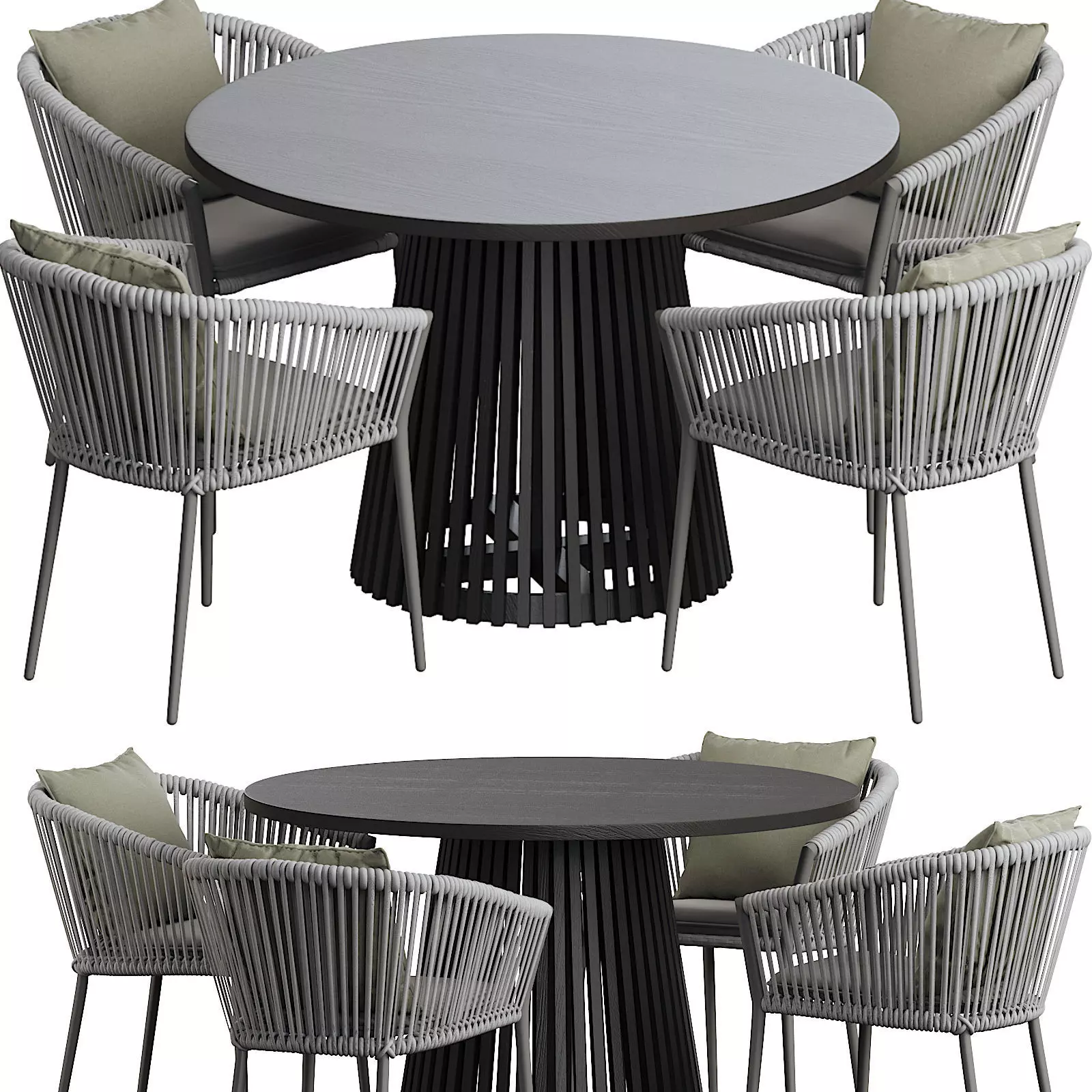 Muse and Forma IRUNE  dining table 3D model_0