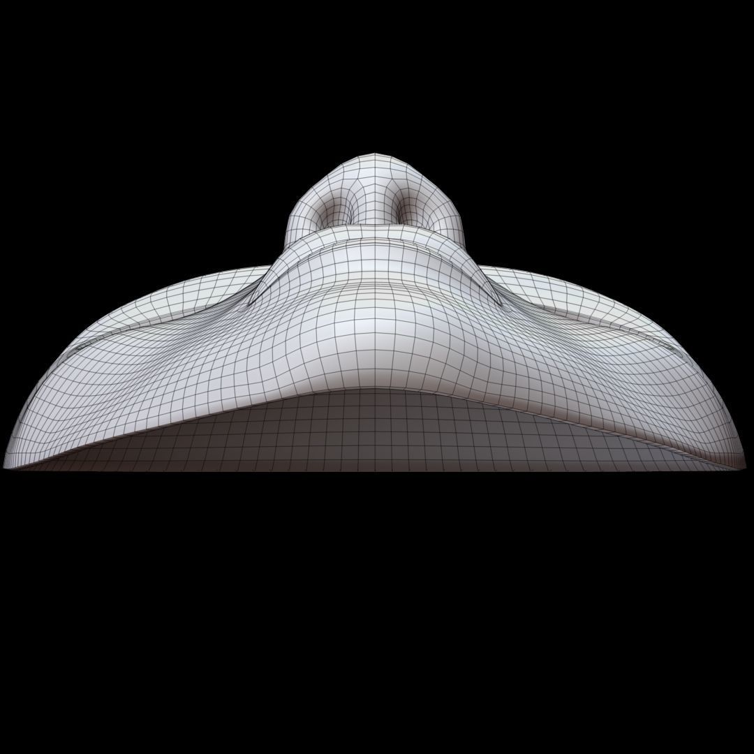 Mask Female 3D model_19