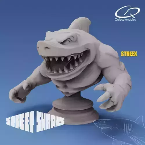 Street Sharks - Streex - Animated Series  3D print model