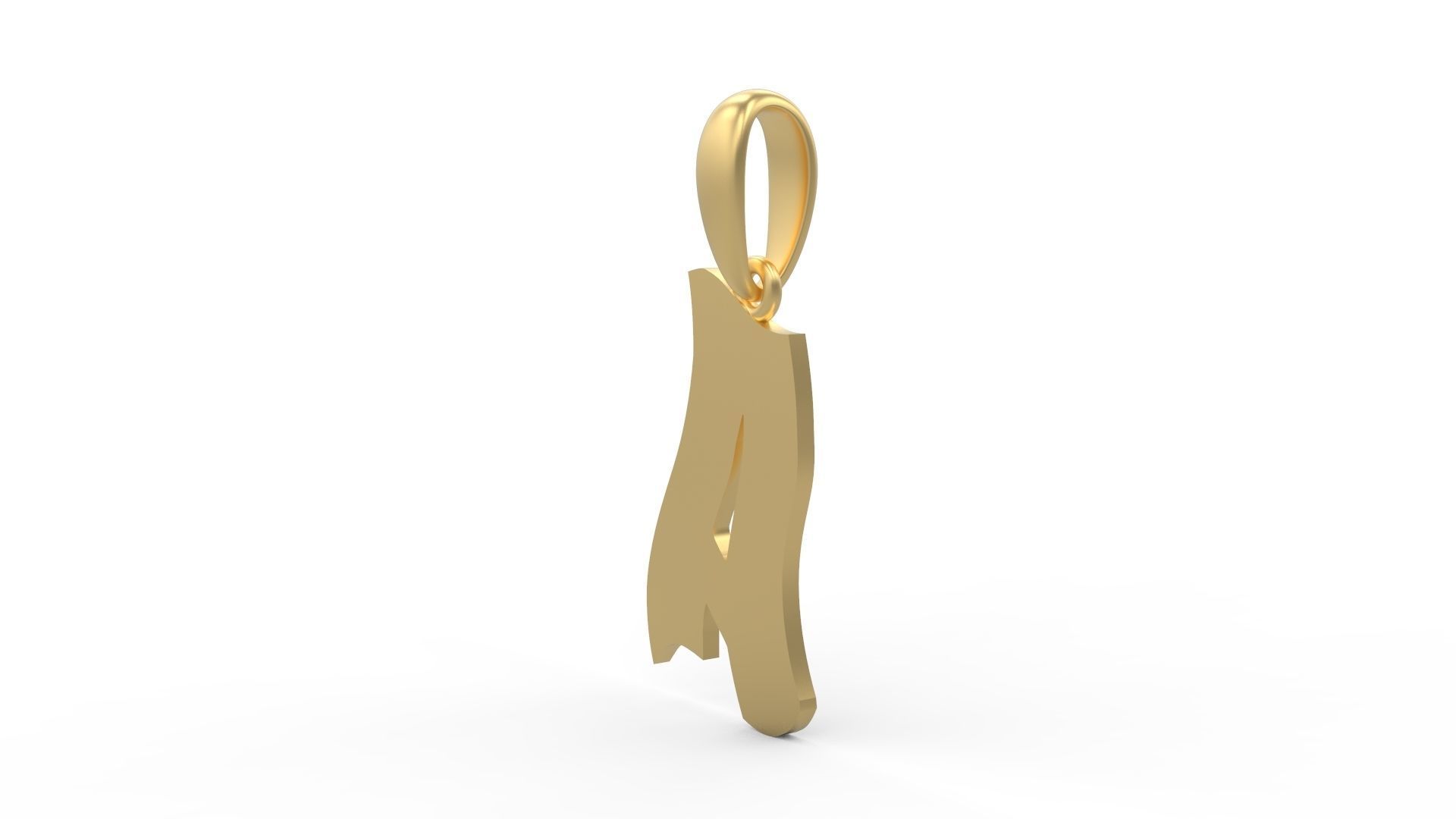 Initial Letters Pendant SomeWhereInSpace A 3D print model_1