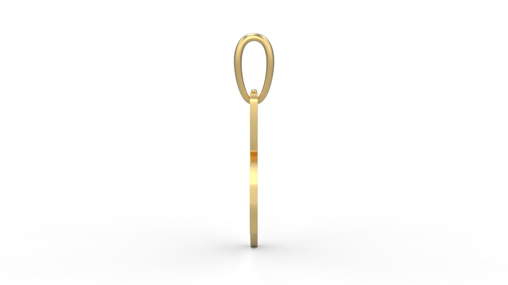 Initial Letters Pendant SomeWhereInSpace B 3D print model_2